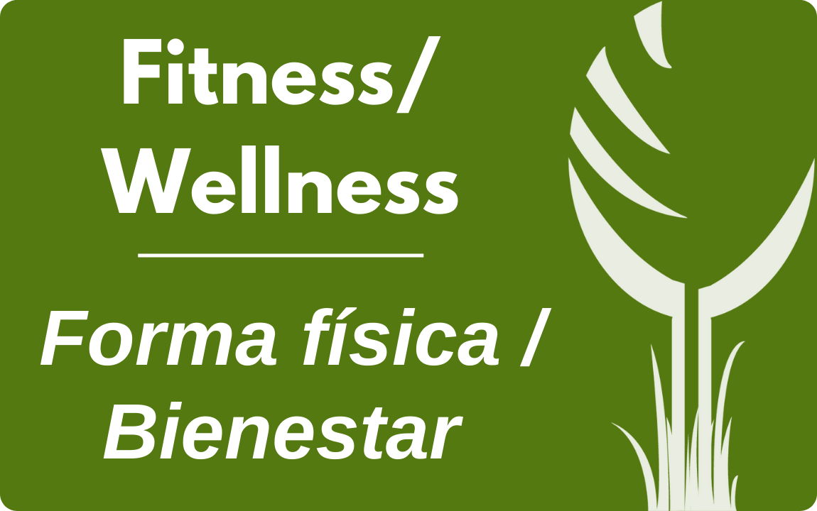 Fitness Wellness Button